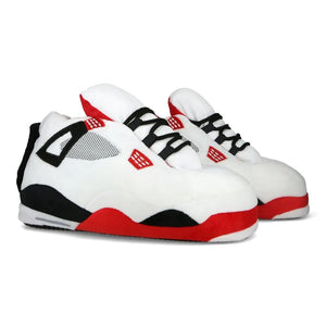 RETRO 4 "FIRE RED" | Jordan Plush Slippers | Housedripdoctor™  